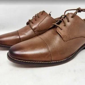 Men\'s 8.5EEE Florsheim Montinaro brown cap toe oxford shoes 8.5 Wide Florsheim Men main image 3